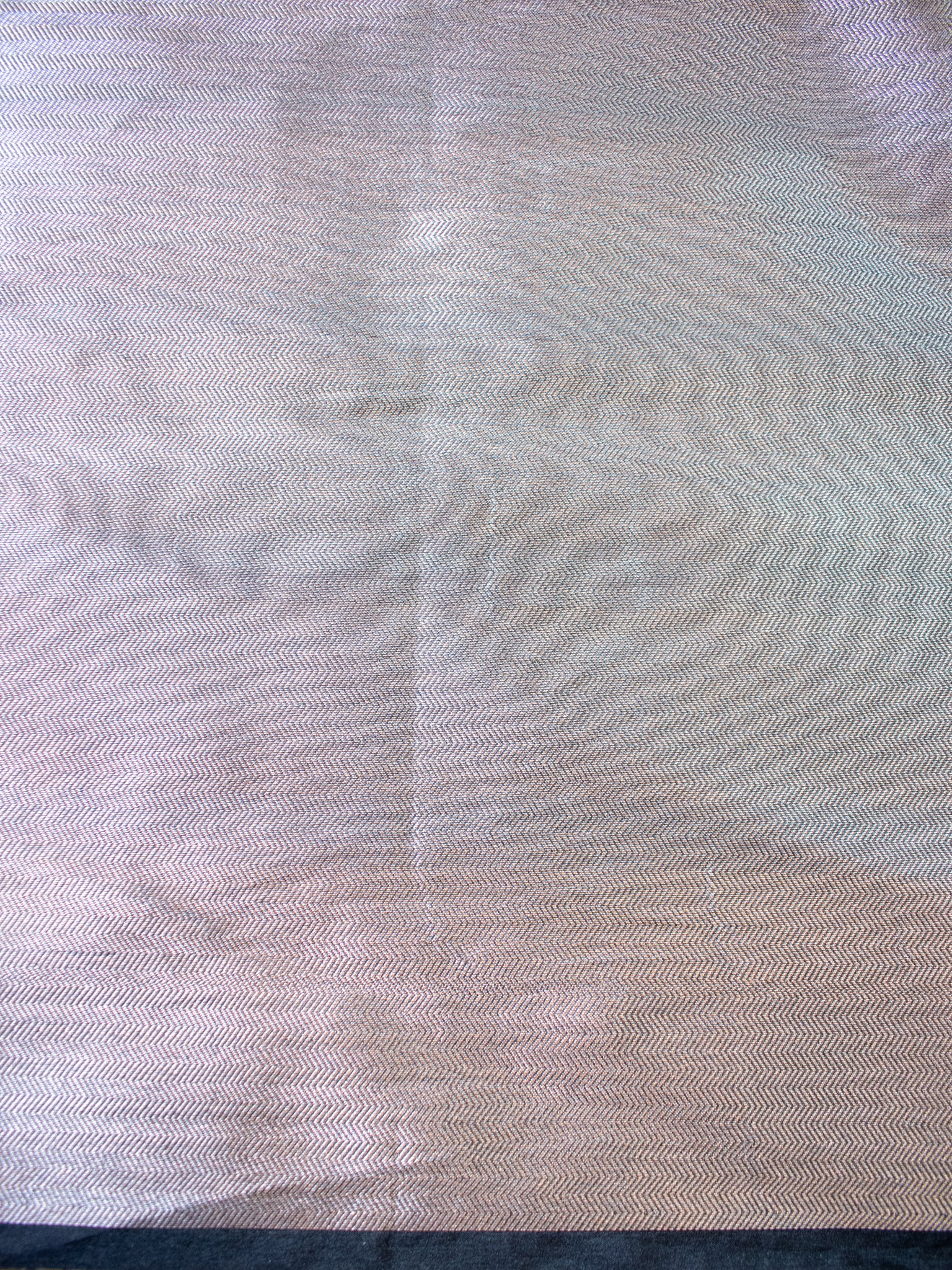 Banarasi Semi Silk Saree With Silver Zari Weaving & Border- Black