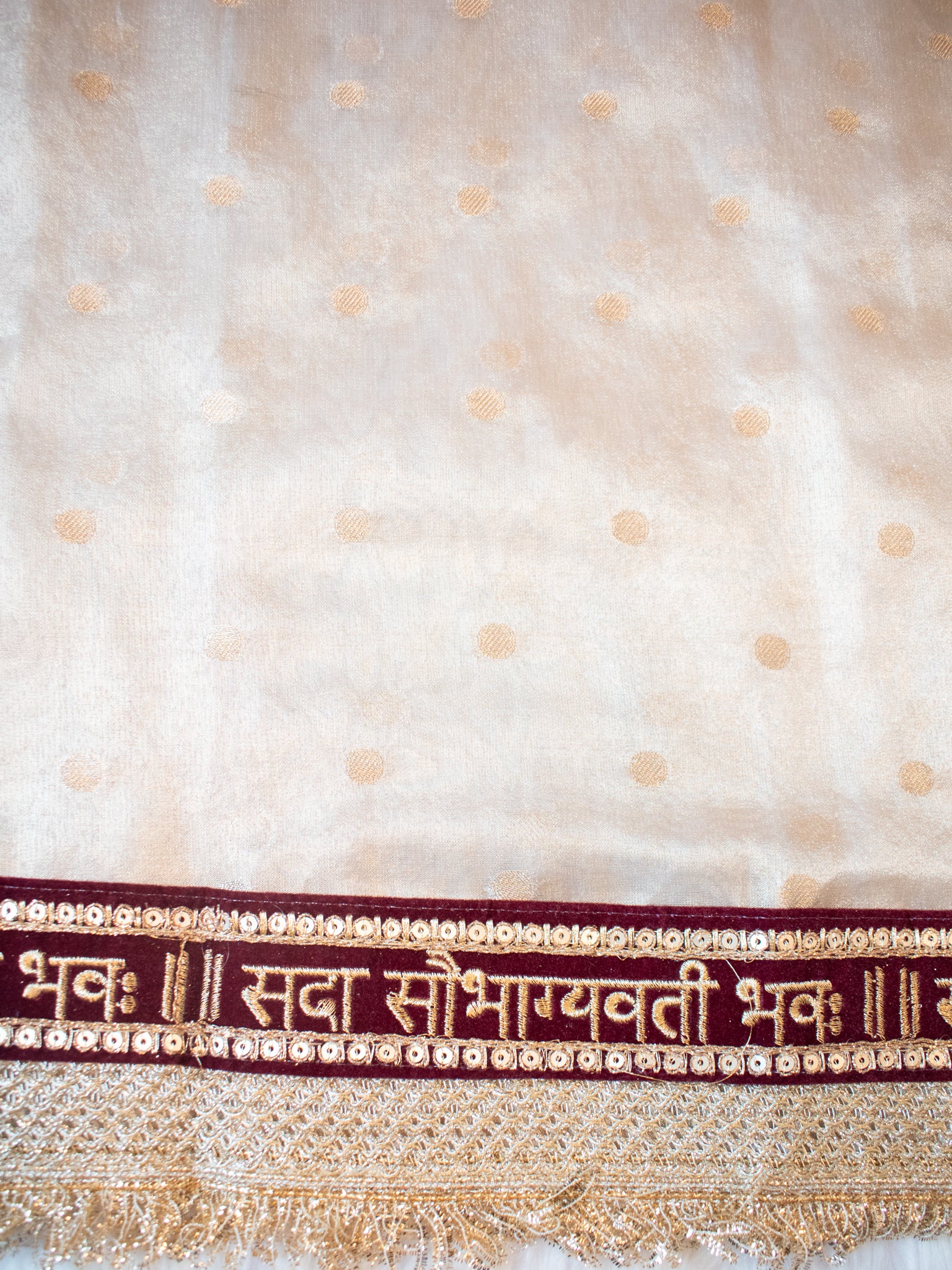 Banarasi Tissue Saree With Zari Weaving & Lace Border - Black