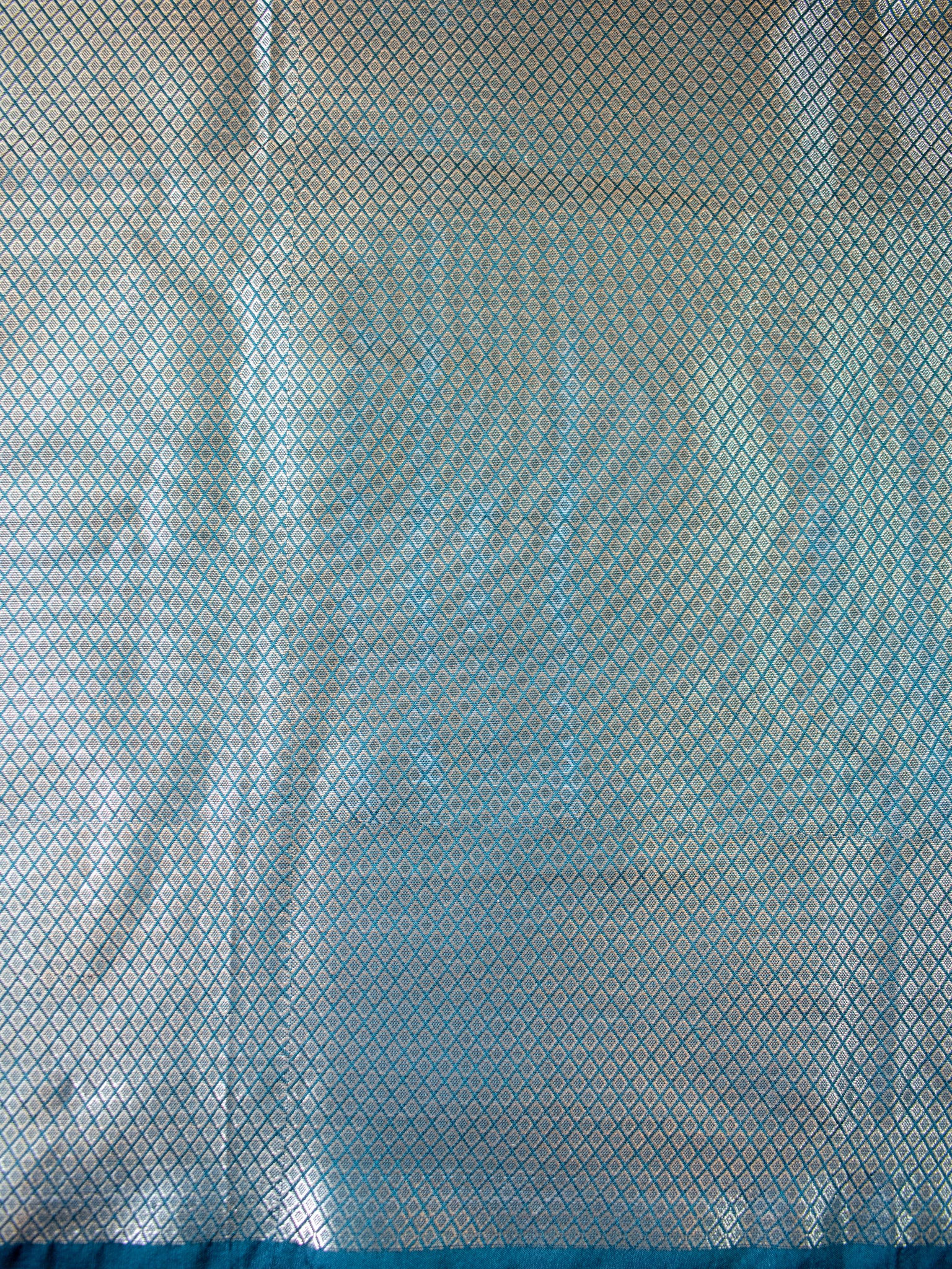 Banarasi Semi Silk Saree With Zari Weaving & Border - Green