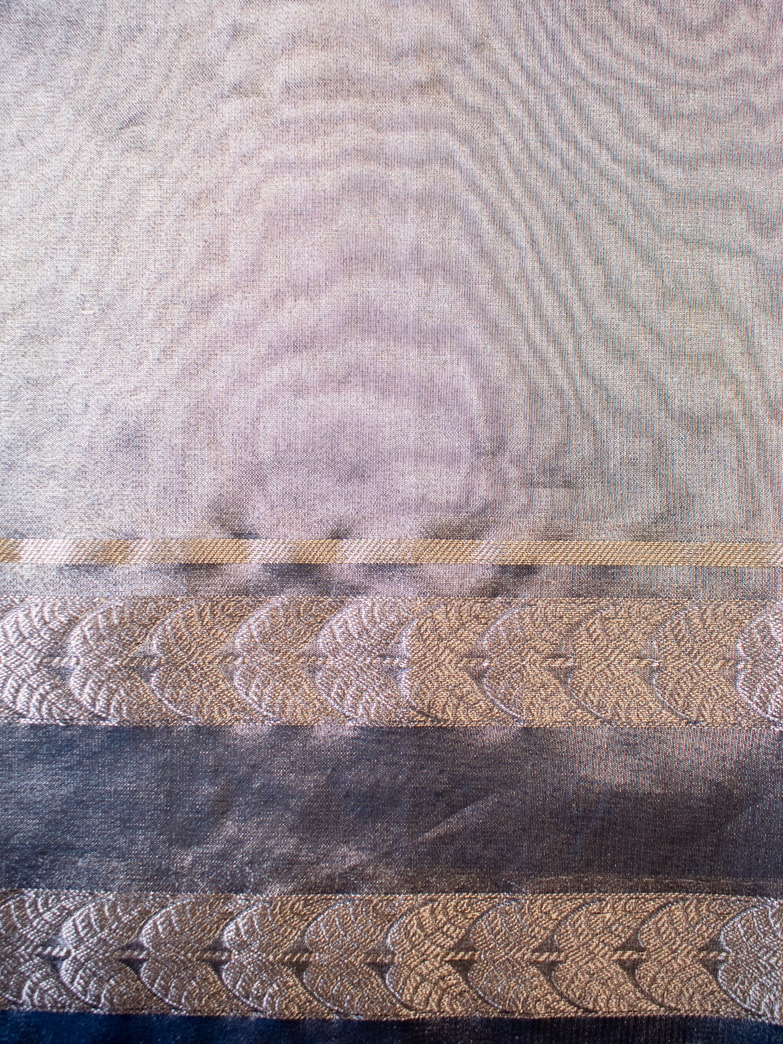 Banarasi Shibori Dyed Organza Saree With Zari Weaving