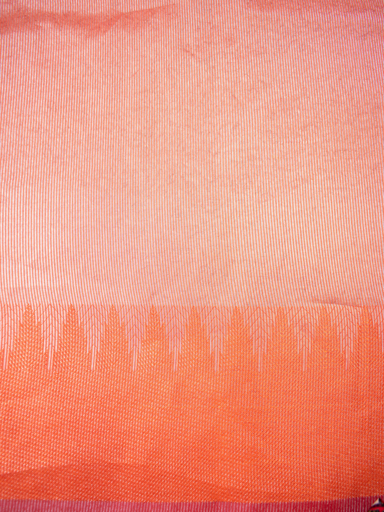 Banarasi Plain Shaded Tissue Saree With Zari Border - Pink