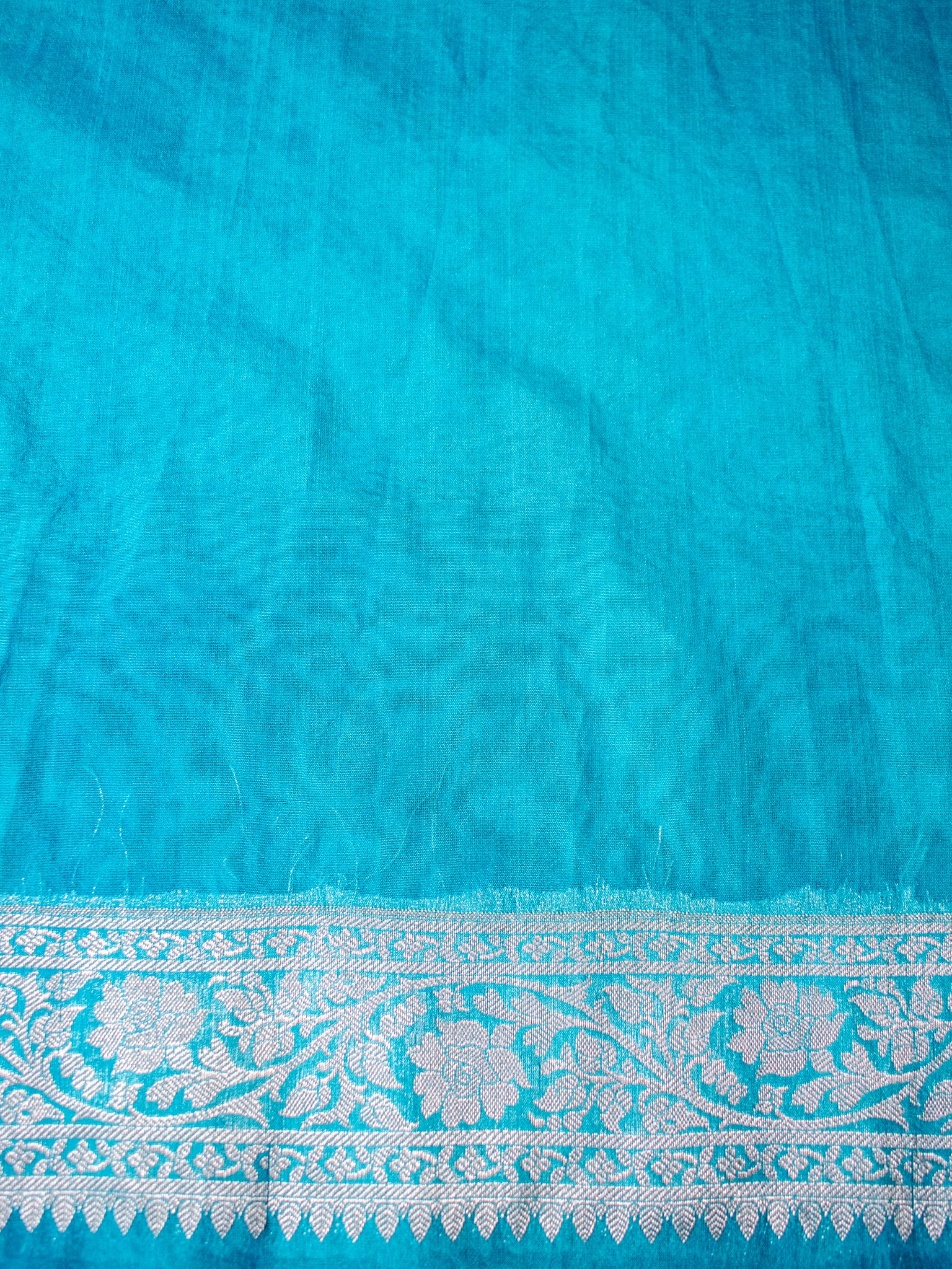 Banarasi Semi Georgette Saree With Zari Work and Border - Black