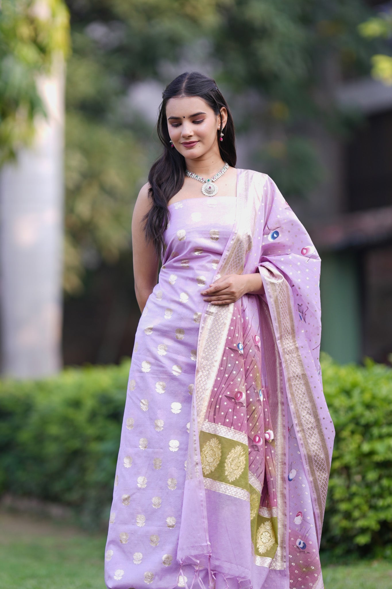 Salwar Suits Banarasi Cotton Silk Suits Pure Cotton Salwar Suit