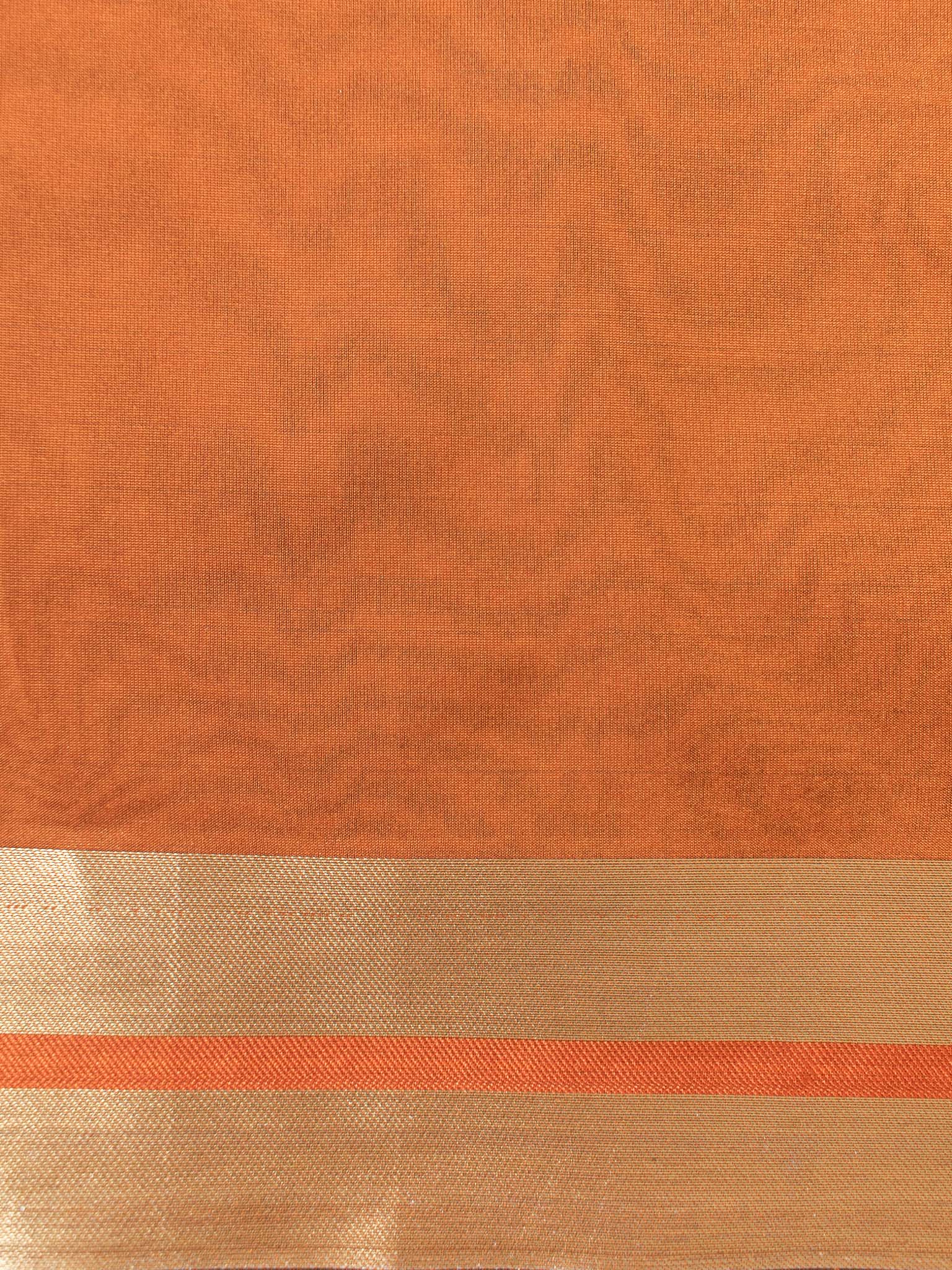 Banarasi Organza Saree With Zari & Meena Buta-Green