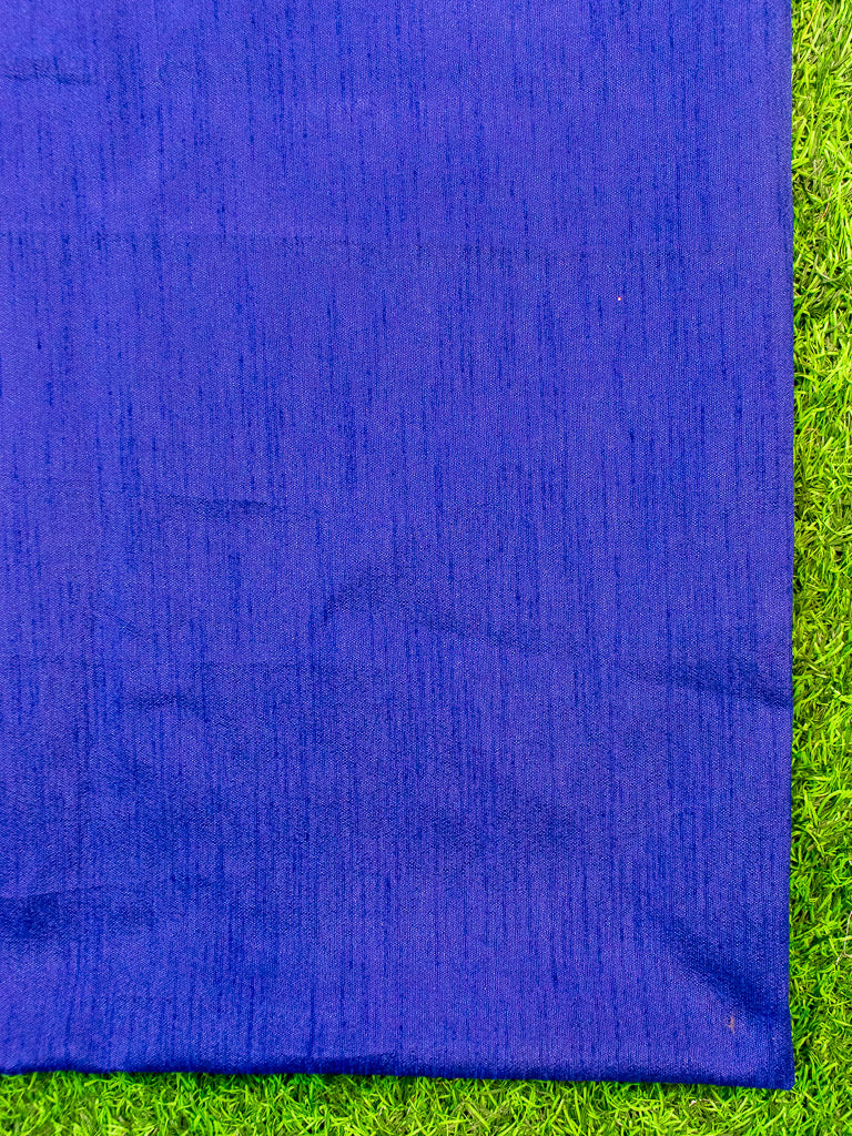 Cotton Silk Leheriya Saree-Blue