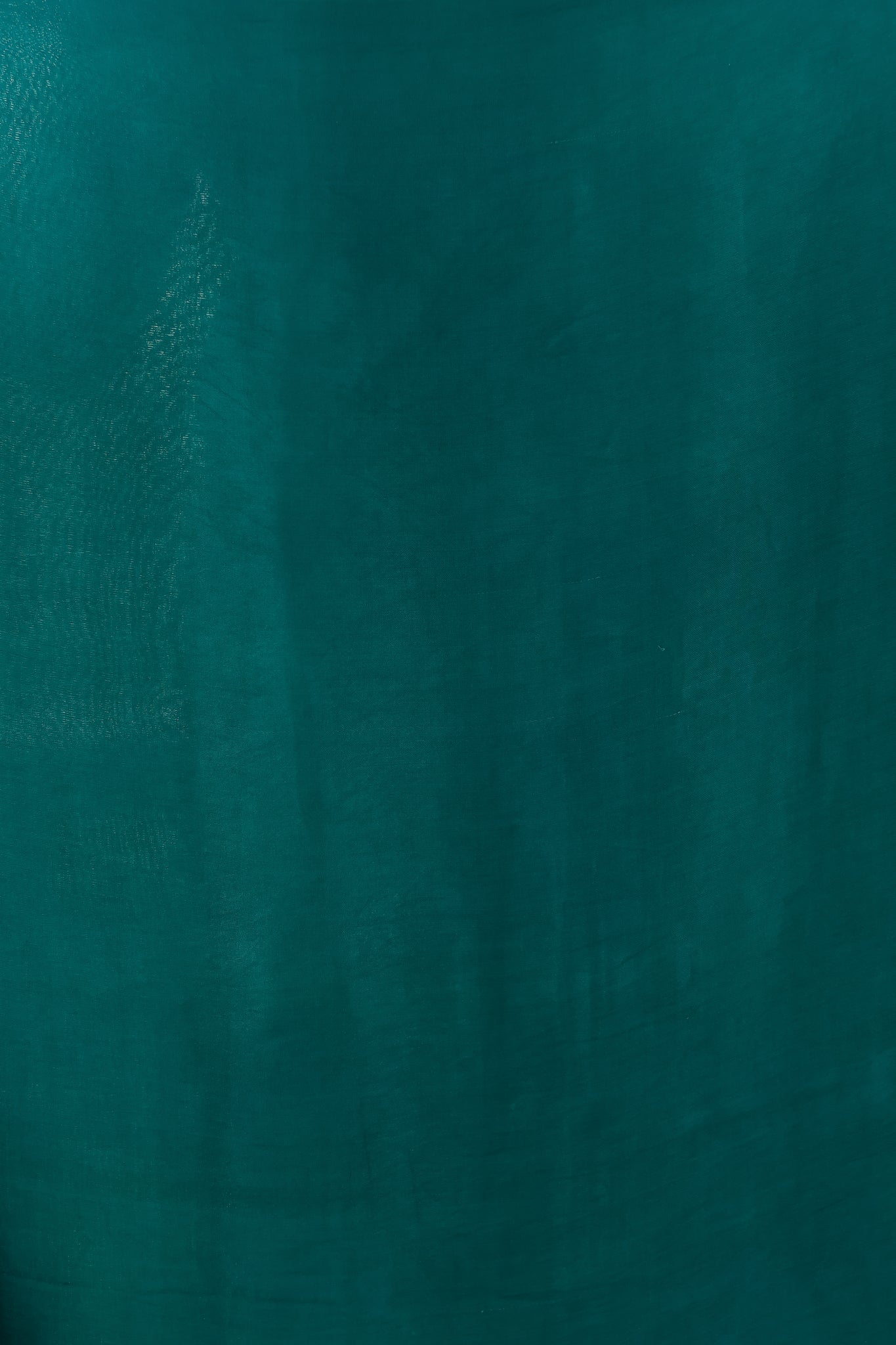 Rama Green Plain Modal Zari Pallu Saree