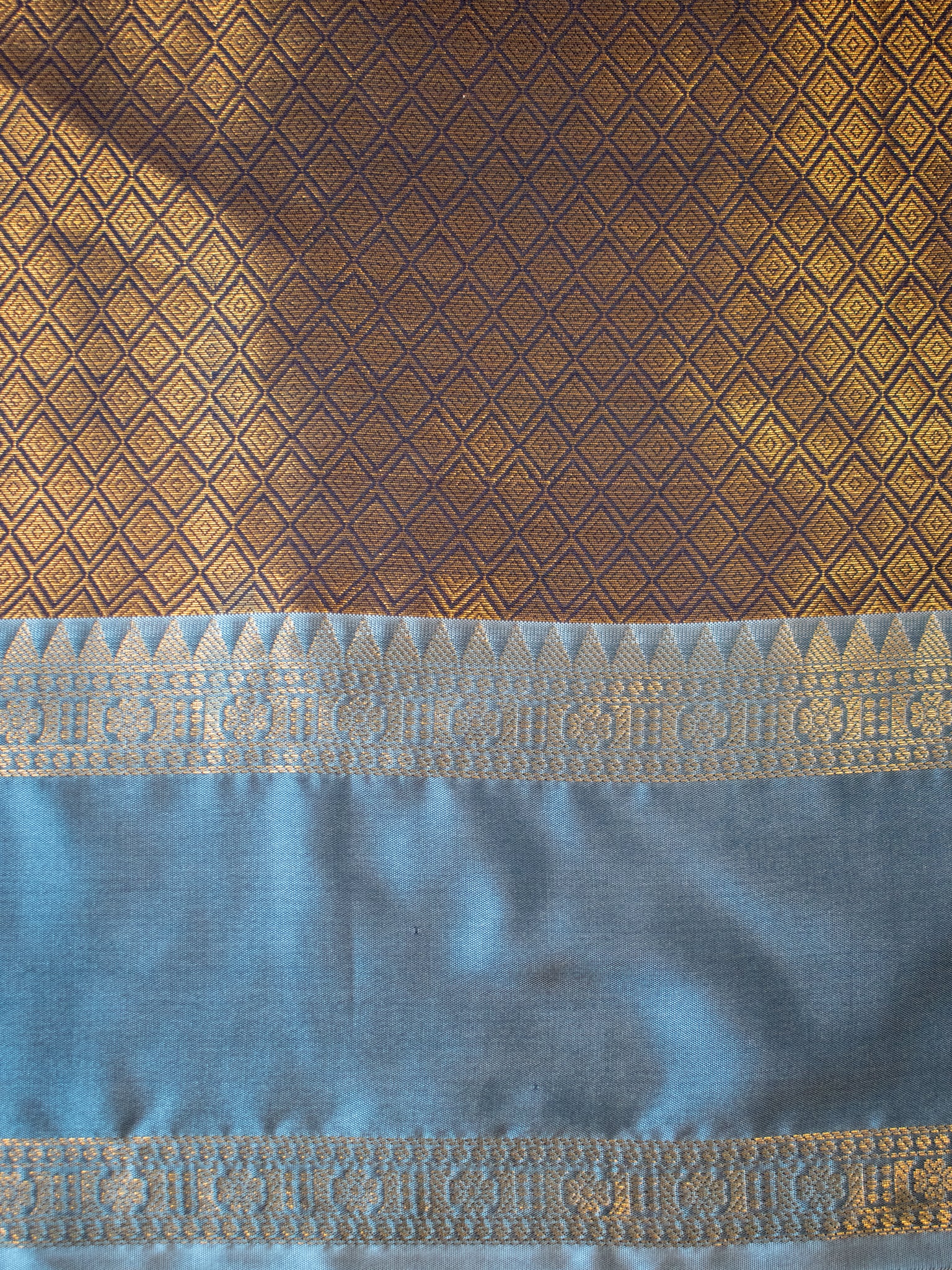 Banarasi Cotton Silk Shaded Saree with Zari Buti Weaving - Grey