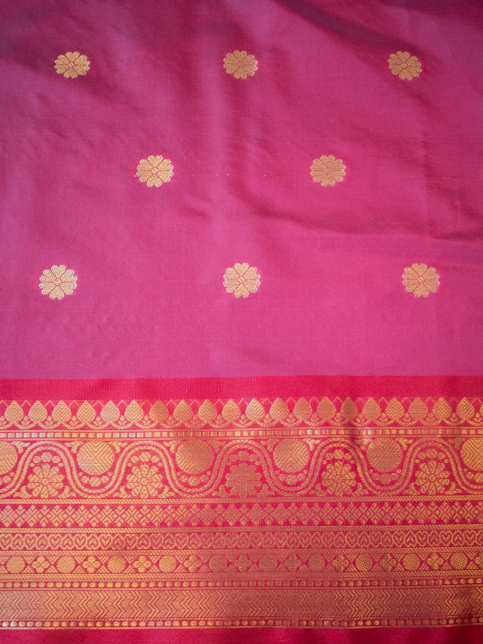 Banarasi Cotton Silk Saree with Zari Buti Weaving - Grey