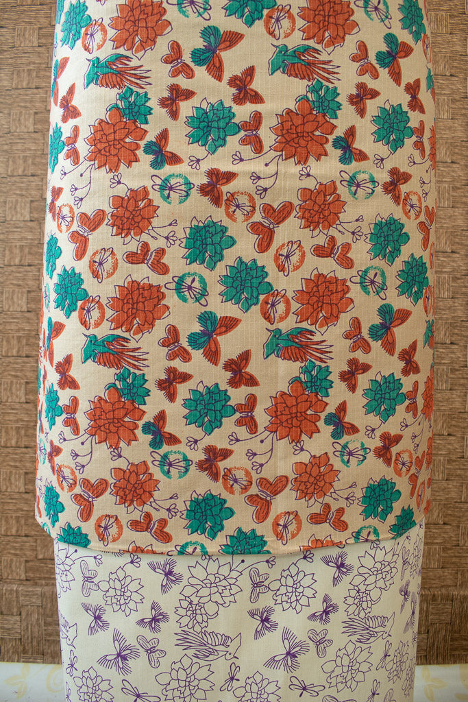 Banarasi Soft Cotton Multicolored Printed Bhagalpuri Salwar Kameez