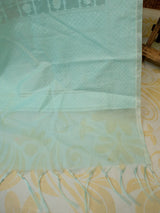 Banarasi Salwar Kameez Soft Cotton Rasham Weaving Fabric With Dupatta-Blue