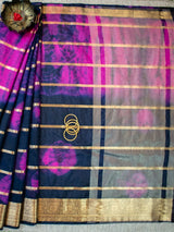 Banarasi Shibori Dyed Organza Saree With Zari Weaving