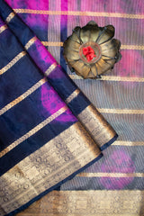 Banarasi Shibori Dyed Organza Saree With Zari Weaving