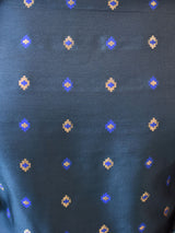 Banarasi Semi Silk Zari Weaving Salwar Kameez Material With Meenakari Dupatta-Green