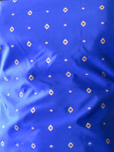 Banarasi Butidar Salwar Kameez Material With Contrast Jaal Dupatta-Blue