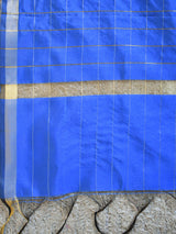 Banarasi Butidar Salwar Kameez Material With Dupatta-Blue