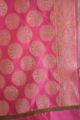 Banarasi Art Silk Buti Dupatta-Pink