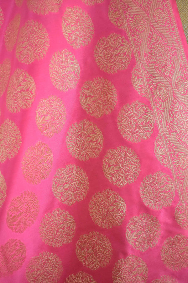 Banarasi Art Silk Buti Dupatta-Pink