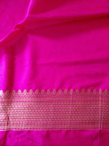 Banarasi Art Silk Saree With Tanchoi Weaving & Contrast border-Yellow